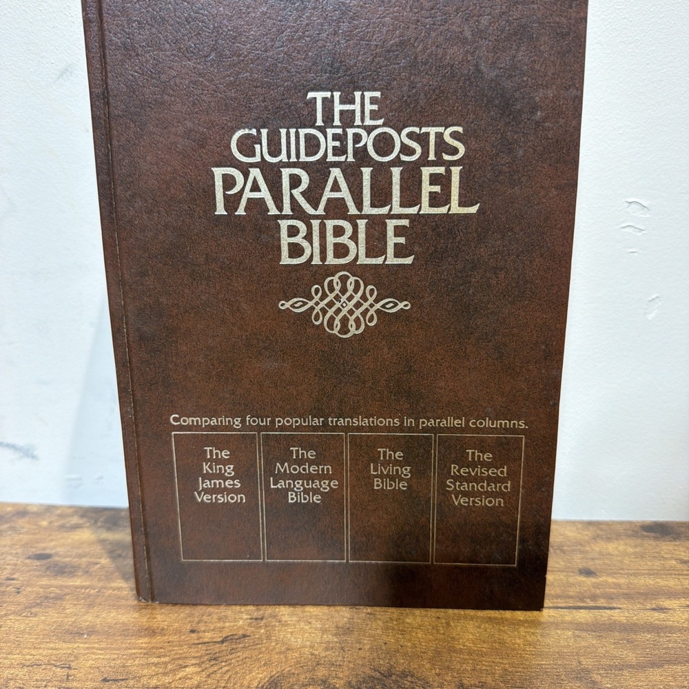 Guideposts Parallel Bible Hardcover 1973 KJV, Modern Language, Living, RSV Bible